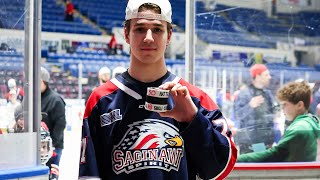 Michael Misa’s Hat Trick Powers Saginaw, Sets Franchise Record with 50 Goals