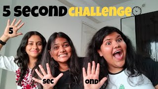 5 Second Challenge | Diksha salve ✨💓🎀