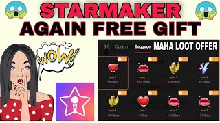 Starmaker free gift firse maha loot || starmaker party room task kariye free gift se ||