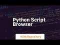 python script browser