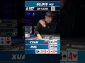 Phil Hellmuth Gets Bluffed By Xuan Liu! #shorts