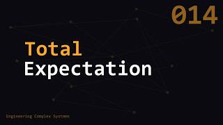 Law of Total Expectation (Definition) | Engineering Complex Systems | ECS014