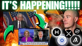 Are You Ready!?! 2017 Is About To Happen AGAIN!! FED Drops Crypto Bomb!! BTC Reserve Update. HODL!!