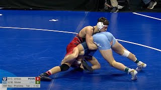 197lbs  Max Shaw (North Carolina) vs Cole Urbas (Penn)