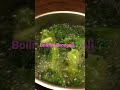 Simple Boiled Broccoli / delicious / Healthiest way to cook#Shorts /satisfyingsounds