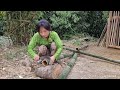 single mother 17years old builds a sturdy door frame for her and her daughter s new home lytieuanh