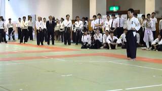 第22回全国社会人躰道優勝大会2012930個法準決勝　宮下ｖｓ中野選手・湯島道場