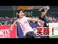 女性タレント最速104キロ！上杉あずさ東京ドーム始球式