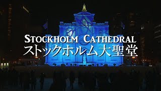 ストックホルム大聖堂 ライトアップ [4K]