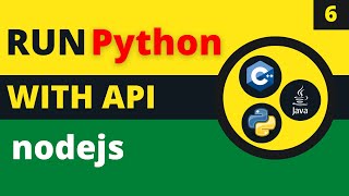 How to run Python using nodejs API