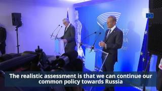 President Tusk on Russia/Ukraine