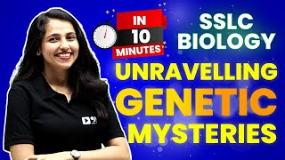 SSLC Biology Public Exam | UNRAVELLING GENETIC MYSTERIES IN 10 MINUTES| Full A+ ഉറപ്പ് | Exam Winner