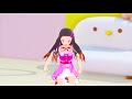 【鬼滅のmmd】禰豆子が「エビバディ☆ヒーリングッデイ！」踊ってみた。【ヒーリングっど♥プリキュア】demon slayer