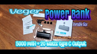 Veger 5000 mah power bank