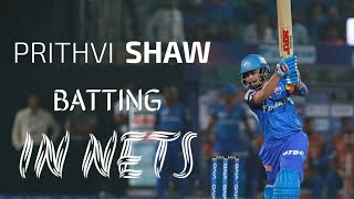 Prithvi Shaw batting in Nets Ahead of IPL 2020 || SPORTSGYANI