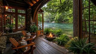 The Cabin Felt Quiet Beside the Water 🌿 Gentle Birds & Nature Sounds for Stress Relief