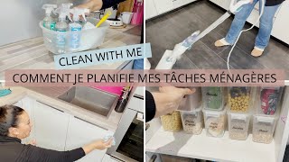 NETTOIE AVEC MOI: COMMENT JE PLANIFIE MES TACHES MÉNAGÈRES