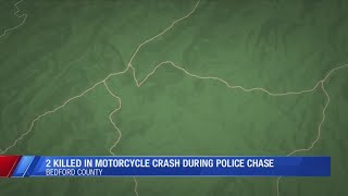 UPDATE: Police chase of stolen motorcycle ends with deadly crash in Bedford County
