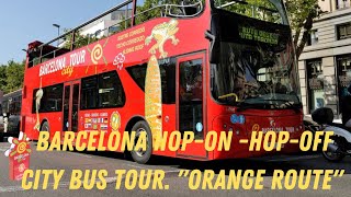 BARCELONA HOP-ON-HOP-OFF CITY BUS TOUR, LA SAGRADA FAMILIA, PARK GUELL,FC BARCELONA,OLYMPIC STADIUM.