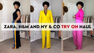 Zara,  H&M, and NY & Co Try-On Haul
