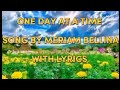 Meriam Bellina -One day at a time (lyrics video)