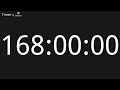 168 Hour Countup Timer
