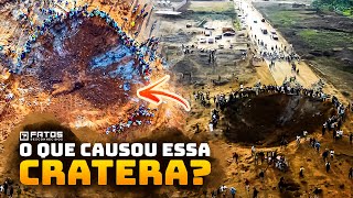 Drone encontra algo gigantesco que caiu e deixou uma enorme cratera na Nigéria!