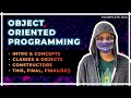 OOP 1 | Introduction & Concepts - Classes, Objects, Constructors, Keywords