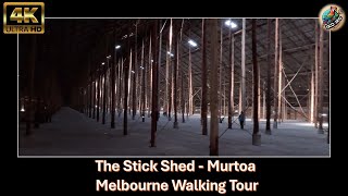 🟡 MELBOURNE DAY TRIP MURTOA STICK SHED - Walking Tour - 4K - Australia