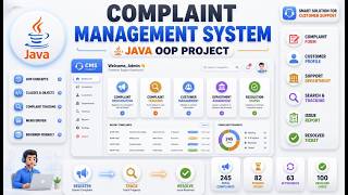 📢🛠️ Complaint Management System Using Java | OOP-Based Java Project for Beginners & Students | Java