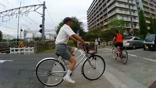 【車載映像】多摩湖周辺のサイクリング映像4倍速　多摩湖自転車道（関前～多摩湖堰堤）2018/05/02