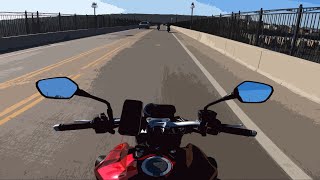 Honda CB1000R POV - City Ride | Pure Engine Sound