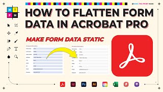 How to Flatten Form Fields in Acrobat Pro for Variable Data Printing