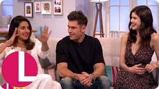 Baywatch Star Zac Efron Couldn't Lift the Rock's Weights! | Lorraine