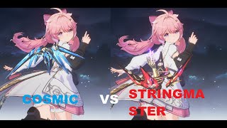 Encore weapon Cosmic vs Stringmaster comparison