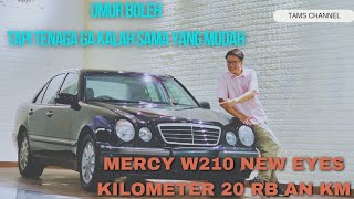 DEALER MERCY PASTI KAGET LIHAT KONDISI MERCEDES BENZ NEW EYES E240 2001 | LOW KM #w210#e320#e240