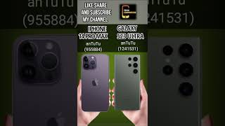 iPhone 14 pro max Vs galaxy s23 ultra antutu score #iphone14promax #samsunggalaxys23ultra