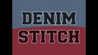 Denim Stitching | Photoshop Text Effects