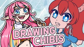 [art stream] Drawing Chibis - will we finish Mim today? || envtuber