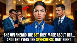 SHE OVERHEARD THE BET THEY MADE ABOUT HER AND LEFT EVERYONE SPEECHLESS THAT NIGHT