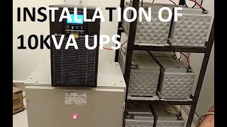 How to install 10KVA UPS System