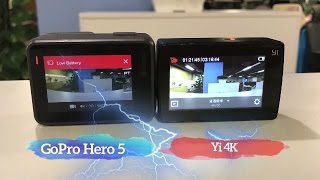 Yi 4K VS GoPro Hero 5 Ultimate Comparison