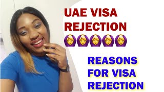 UAE Visa Rejection | Reasons Why Dubai Visas Are Being Rejected | #visarejection