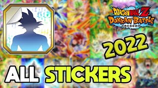 ALL STICKERS IN DOKKAN BATTLE (Updated 2022) Dragon Ball Z Dokkan Battle