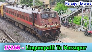 17256 - Lingampalli To Narsapur Express || Narsapur Express || Indian Railways