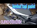 Bobok knalpot standar Yamaha aerox cek sound ngebas adem padet  d bengkel knalpot SKR racing exhaust