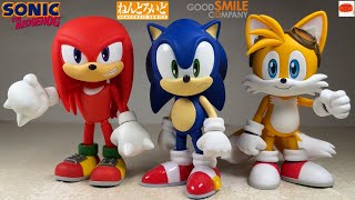 HEROES! Nendoroid Sonic the Hedgehog Tails Knuckles Action Figure Review Chaos Emerald Good Smile