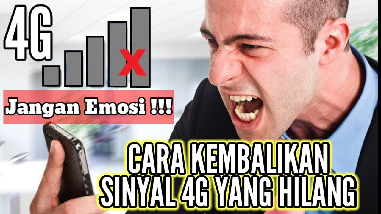 Terbaru !!! Cara Mengatasi Sinyal 4G Yang Hilang - YouTube