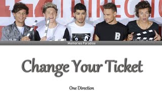 One Direction - Change Your Ticket (Color Coded Lyrics)