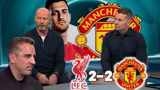 Man United vs Liverpool 2-2 | Alan Shearer \u0026 Gary Neville MOTD Analysis!